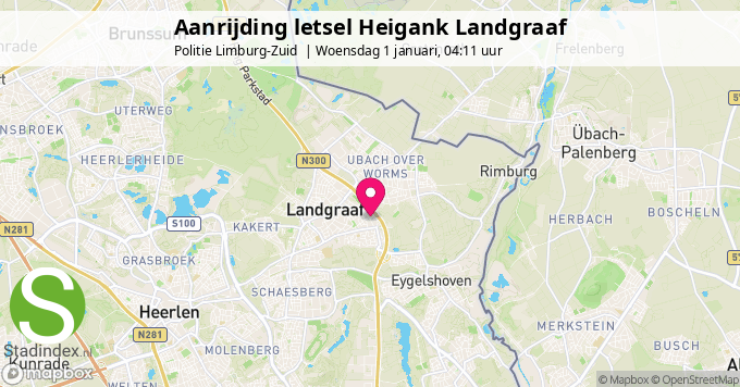 Aanrijding letsel Heigank Landgraaf