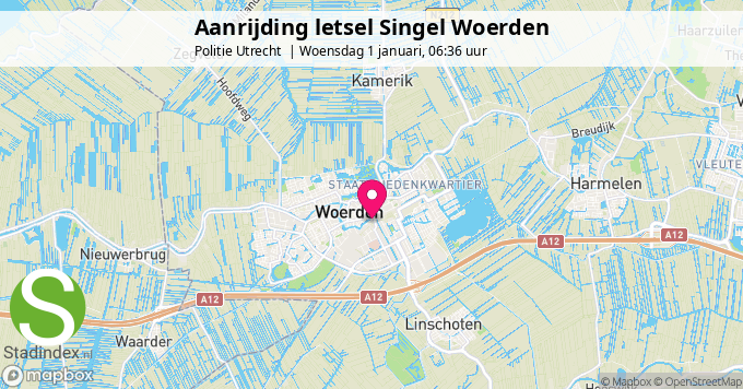 Aanrijding letsel Singel Woerden