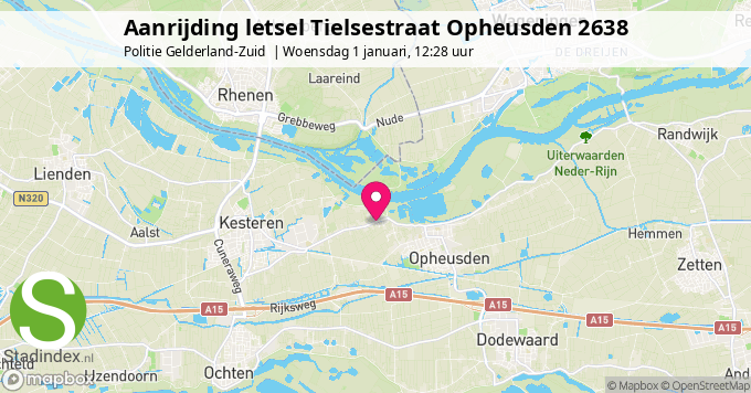 Aanrijding letsel Tielsestraat Opheusden 2638