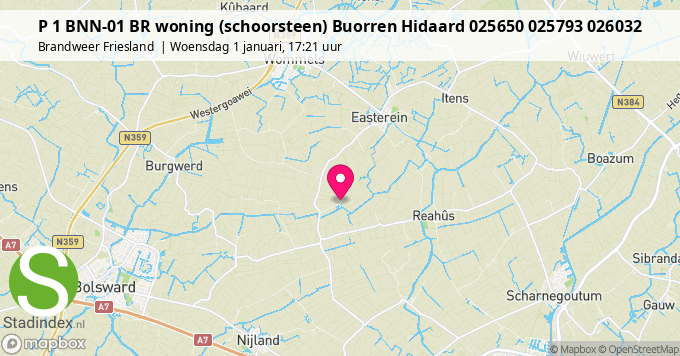 P 1 BNN-01 BR woning (schoorsteen) Buorren Hidaard 025650 025793 026032