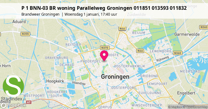 P 1 BNN-03 BR woning Parallelweg Groningen 011851 013593 011832