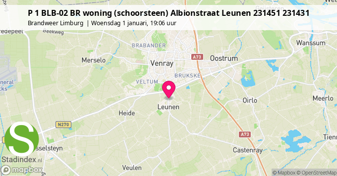 P 1 BLB-02 BR woning (schoorsteen) Albionstraat Leunen 231451 231431