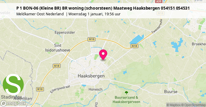 P 1 BON-06 (Kleine BR) BR woning (schoorsteen) Maatweg Haaksbergen 054151 054531