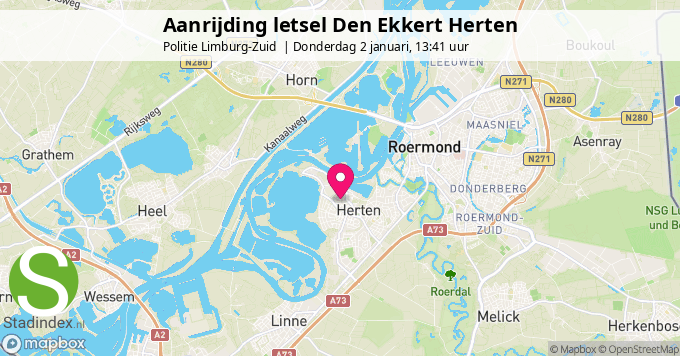 Aanrijding letsel Den Ekkert Herten