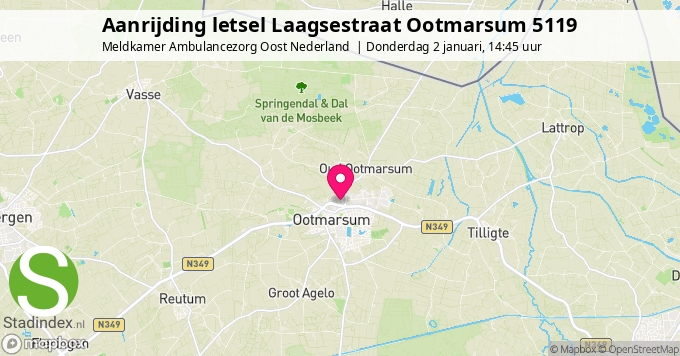 Aanrijding letsel Laagsestraat Ootmarsum 5119