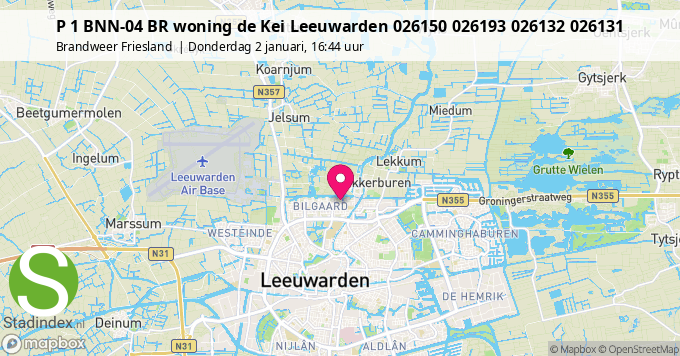 P 1 BNN-04 BR woning de Kei Leeuwarden 026150 026193 026132 026131