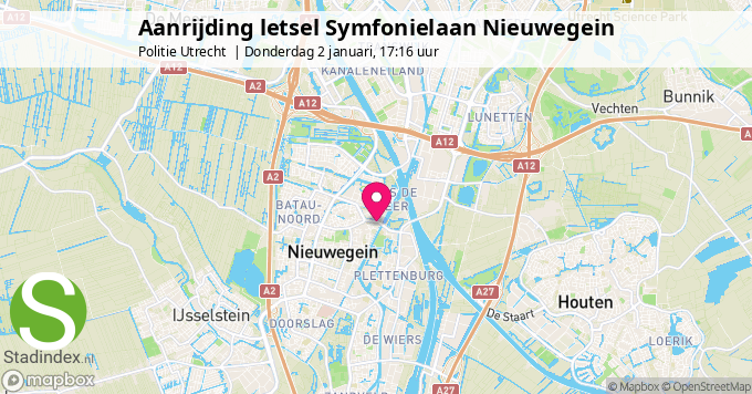 Aanrijding letsel Symfonielaan Nieuwegein