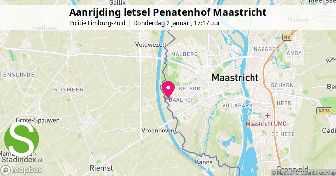 Aanrijding letsel Penatenhof Maastricht