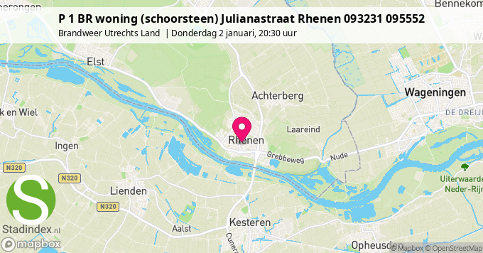 P 1 BR woning (schoorsteen) Julianastraat Rhenen 093231 095552