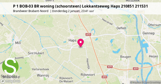 P 1 BOB-03 BR woning (schoorsteen) Lokkantseweg Haps 210851 211531