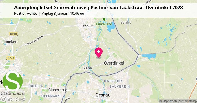 Aanrijding letsel Goormatenweg Pastoor van Laakstraat Overdinkel 7028