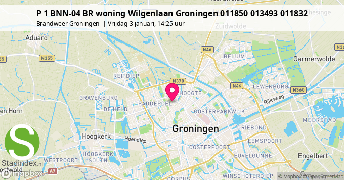 P 1 BNN-04 BR woning Wilgenlaan Groningen 011850 013493 011832