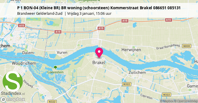 P 1 BON-04 (Kleine BR) BR woning (schoorsteen) Kommerstraat Brakel 086651 085131