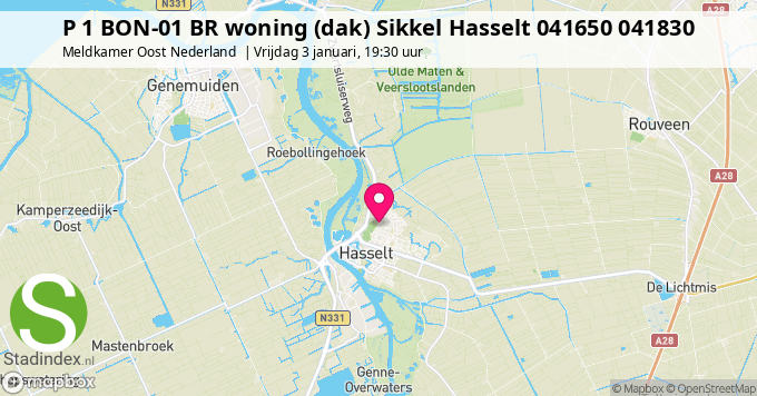 P 1 BON-01 BR woning (dak) Sikkel Hasselt 041650 041830