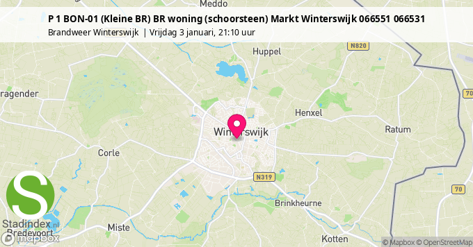 P 1 BON-01 (Kleine BR) BR woning (schoorsteen) Markt Winterswijk 066551 066531