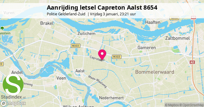 Aanrijding letsel Capreton Aalst 8654