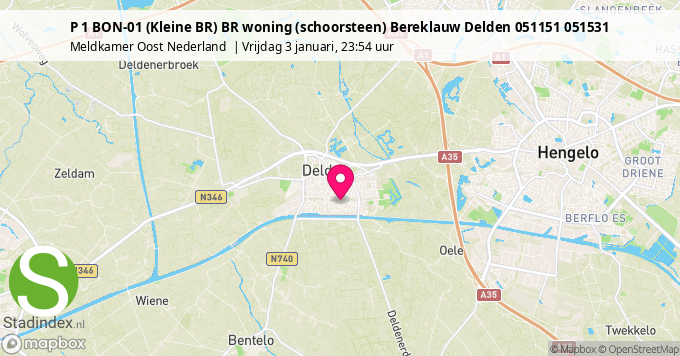 P 1 BON-01 (Kleine BR) BR woning (schoorsteen) Bereklauw Delden 051151 051531