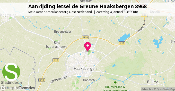 Aanrijding letsel de Greune Haaksbergen 8968