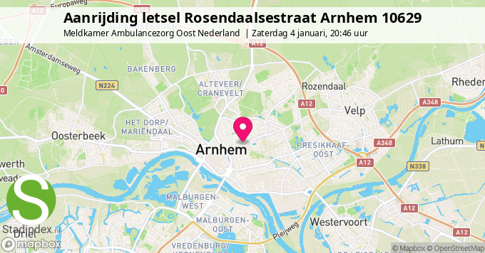 Aanrijding letsel Rosendaalsestraat Arnhem 10629