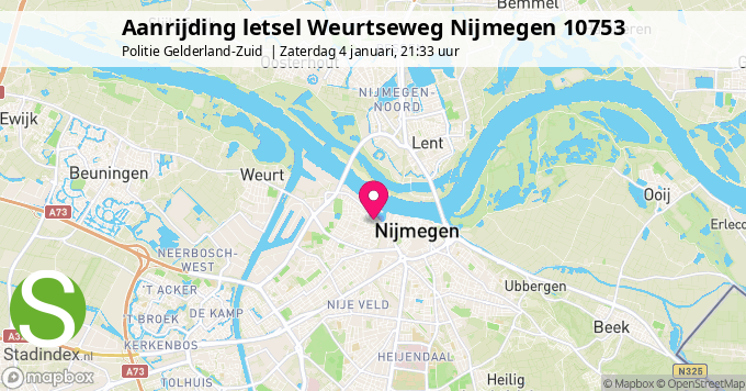 Aanrijding letsel Weurtseweg Nijmegen 10753