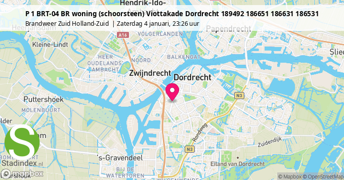 P 1 BRT-04 BR woning (schoorsteen) Viottakade Dordrecht 189492 186651 186631 186531