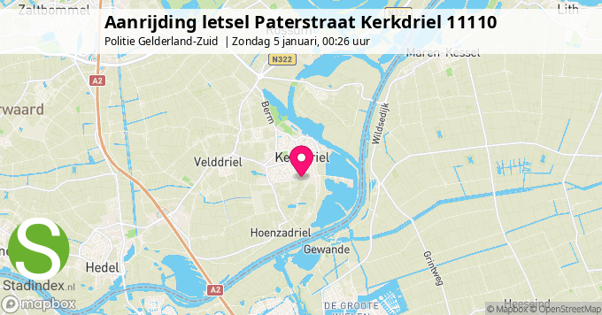 Aanrijding letsel Paterstraat Kerkdriel 11110