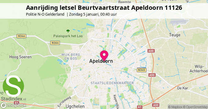 Aanrijding letsel Beurtvaartstraat Apeldoorn 11126