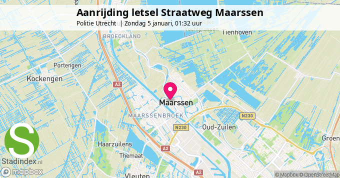 Aanrijding letsel Straatweg Maarssen