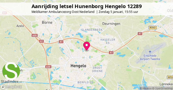 Aanrijding letsel Hunenborg Hengelo 12289