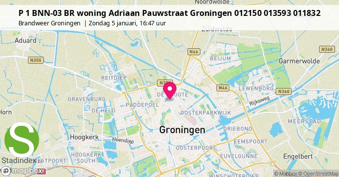 P 1 BNN-03 BR woning Adriaan Pauwstraat Groningen 012150 013593 011832