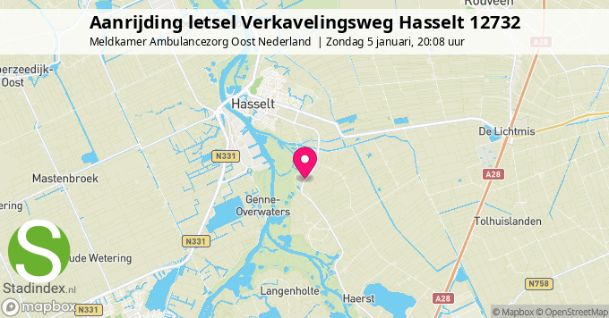 Aanrijding letsel Verkavelingsweg Hasselt 12732