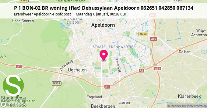 P 1 BON-02 BR woning (flat) Debussylaan Apeldoorn 062651 042850 067134