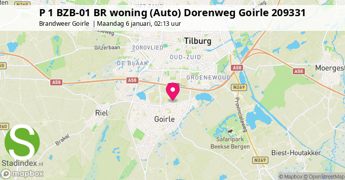 P 1 BZB-01 BR woning (Auto) Dorenweg Goirle 209331