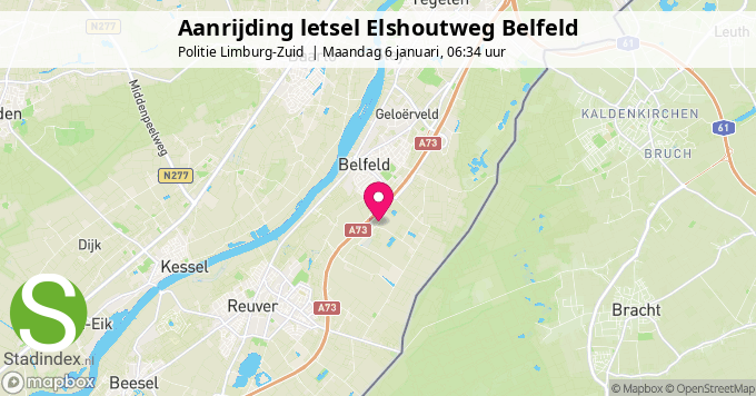 Aanrijding letsel Elshoutweg Belfeld