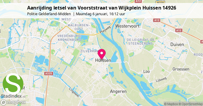 Aanrijding letsel van Voorststraat van Wijkplein Huissen 14926