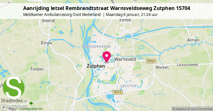 Aanrijding letsel Rembrandtstraat Warnsveldseweg Zutphen 15704