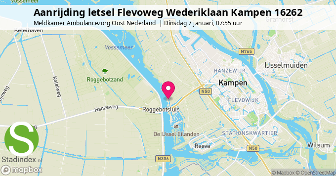 Aanrijding letsel Flevoweg Wederiklaan Kampen 16262