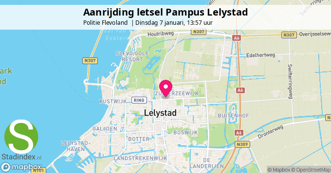 Aanrijding letsel Pampus Lelystad