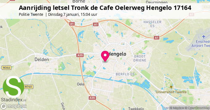 Aanrijding letsel Tronk de Cafe Oelerweg Hengelo 17164