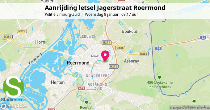 Aanrijding letsel Jagerstraat Roermond