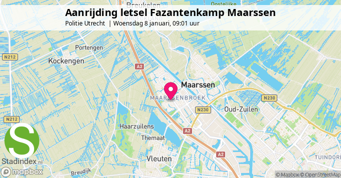 Aanrijding letsel Fazantenkamp Maarssen