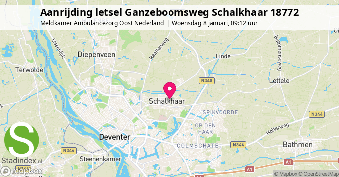 Aanrijding letsel Ganzeboomsweg Schalkhaar 18772