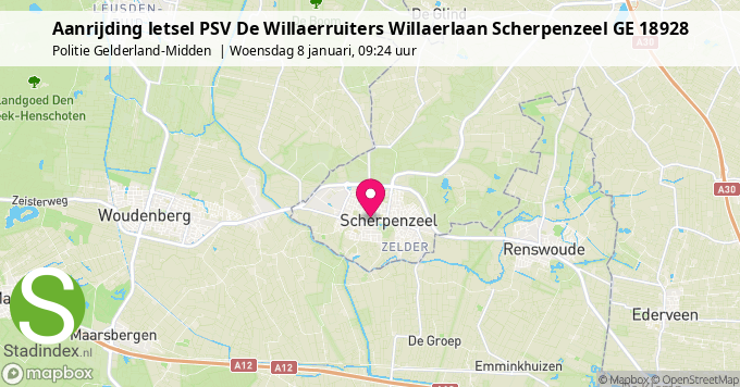 Aanrijding letsel PSV De Willaerruiters Willaerlaan Scherpenzeel GE 18928