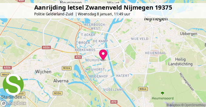 Aanrijding letsel Zwanenveld Nijmegen 19375