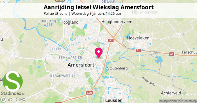 Aanrijding letsel Wiekslag Amersfoort