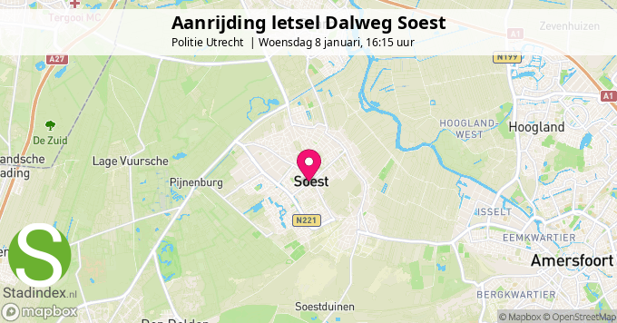 Aanrijding letsel Dalweg Soest