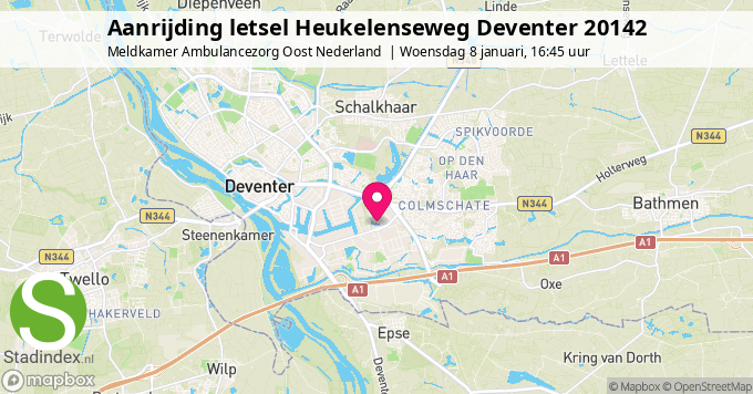 Aanrijding letsel Heukelenseweg Deventer 20142