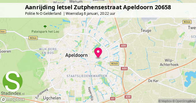 Aanrijding letsel Zutphensestraat Apeldoorn 20658