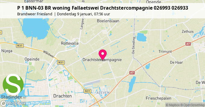 P 1 BNN-03 BR woning Fallaetswei Drachtstercompagnie 026993 026933