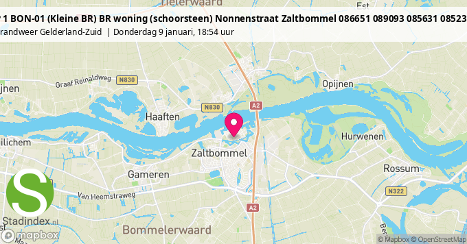 P 1 BON-01 (Kleine BR) BR woning (schoorsteen) Nonnenstraat Zaltbommel 086651 089093 085631 085231